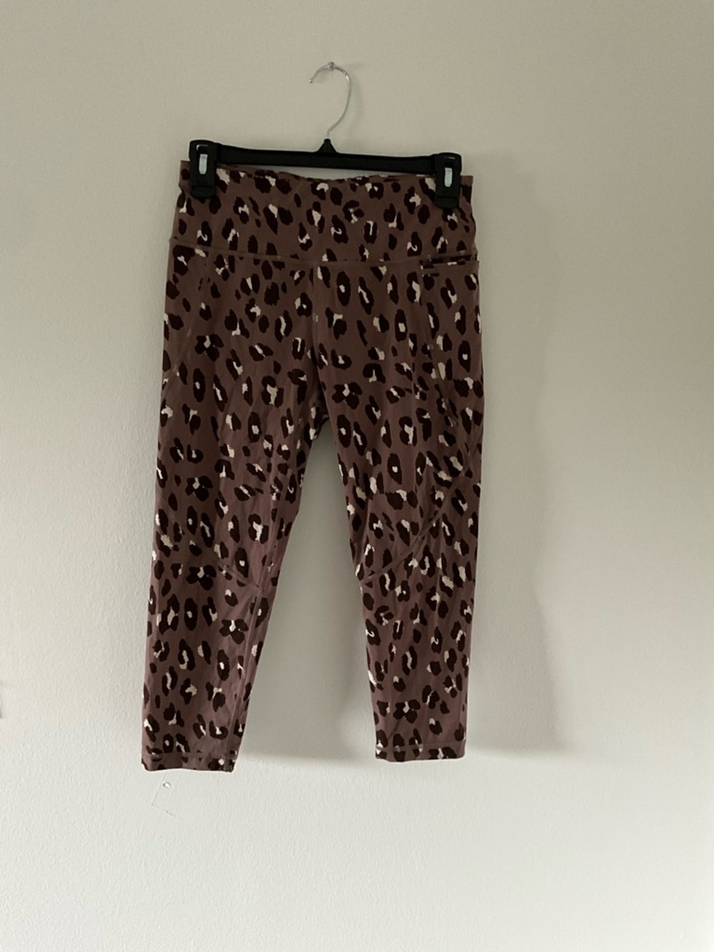 Sweaty Betty Brown Leopard Print Leggings
